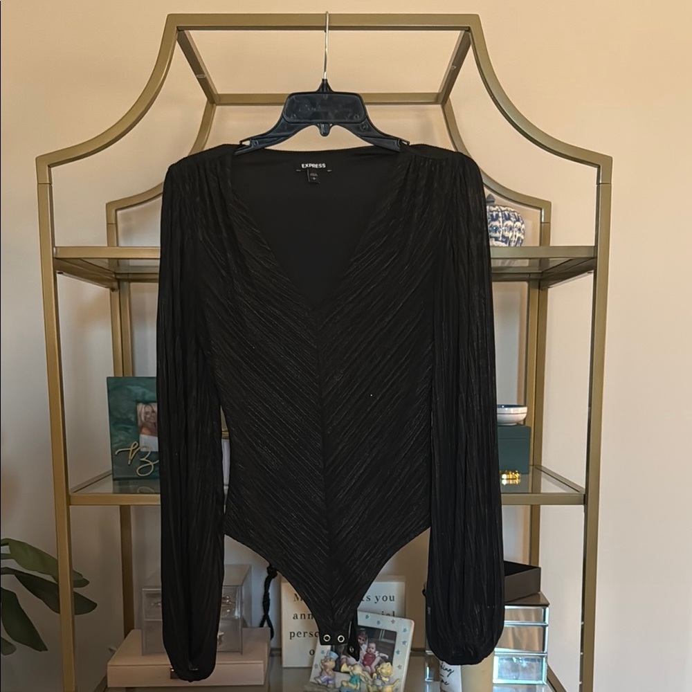 Black Long Sleeve Bodysuit